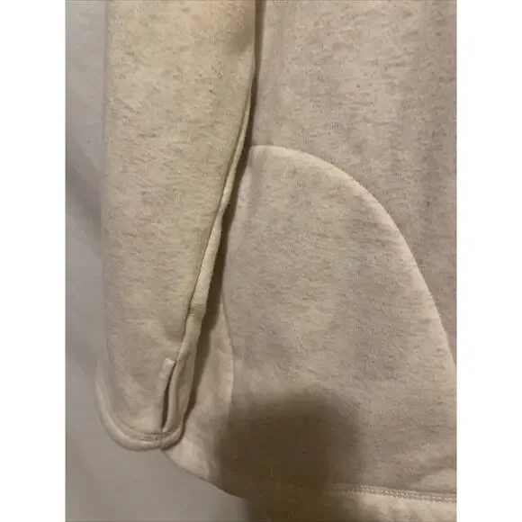 Athleta Cozy Karma Pullover Sweatshirt Oatmeal Heather Cream Women’s Medium - Picture 9 of 16